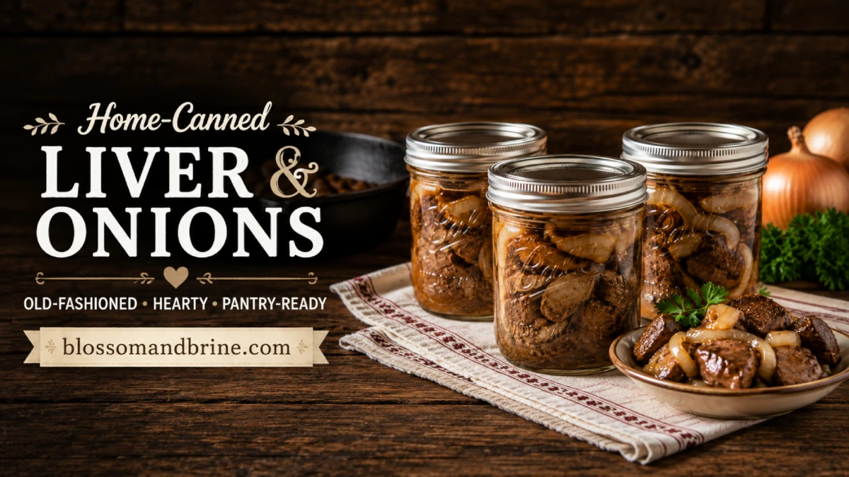 Home Canned Liver & Onions