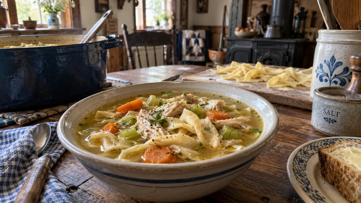 Amish Chicken Noodle Soup