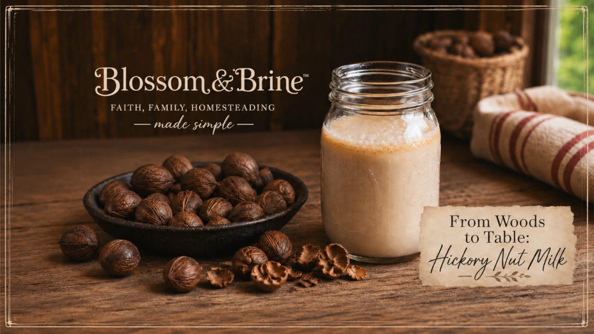 How This Amish Woman Makes Hickory Nut Milk