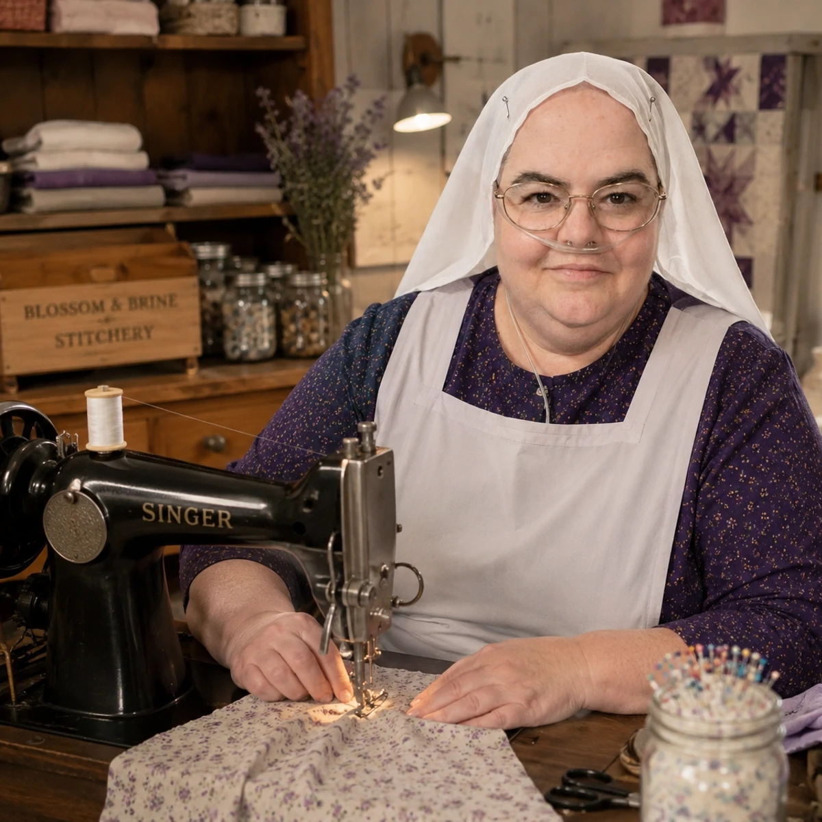 Blossom Frey, Lead Educator and founder at Blossom and Brine, and teacher of homesteading and canning classes.