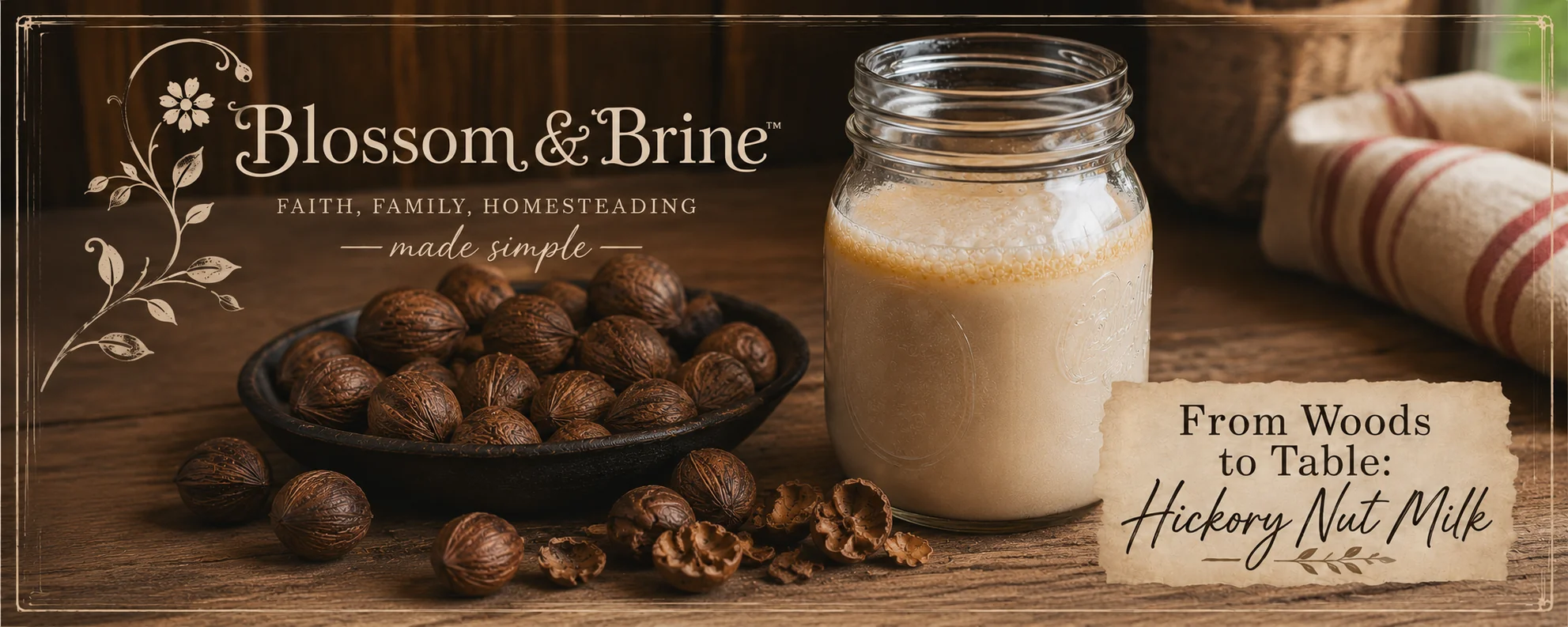 How This Amish Woman Makes Hickory Nut Milk